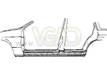 OPEL VECTRA 88- PRAG D 4/5VR -95 5076012